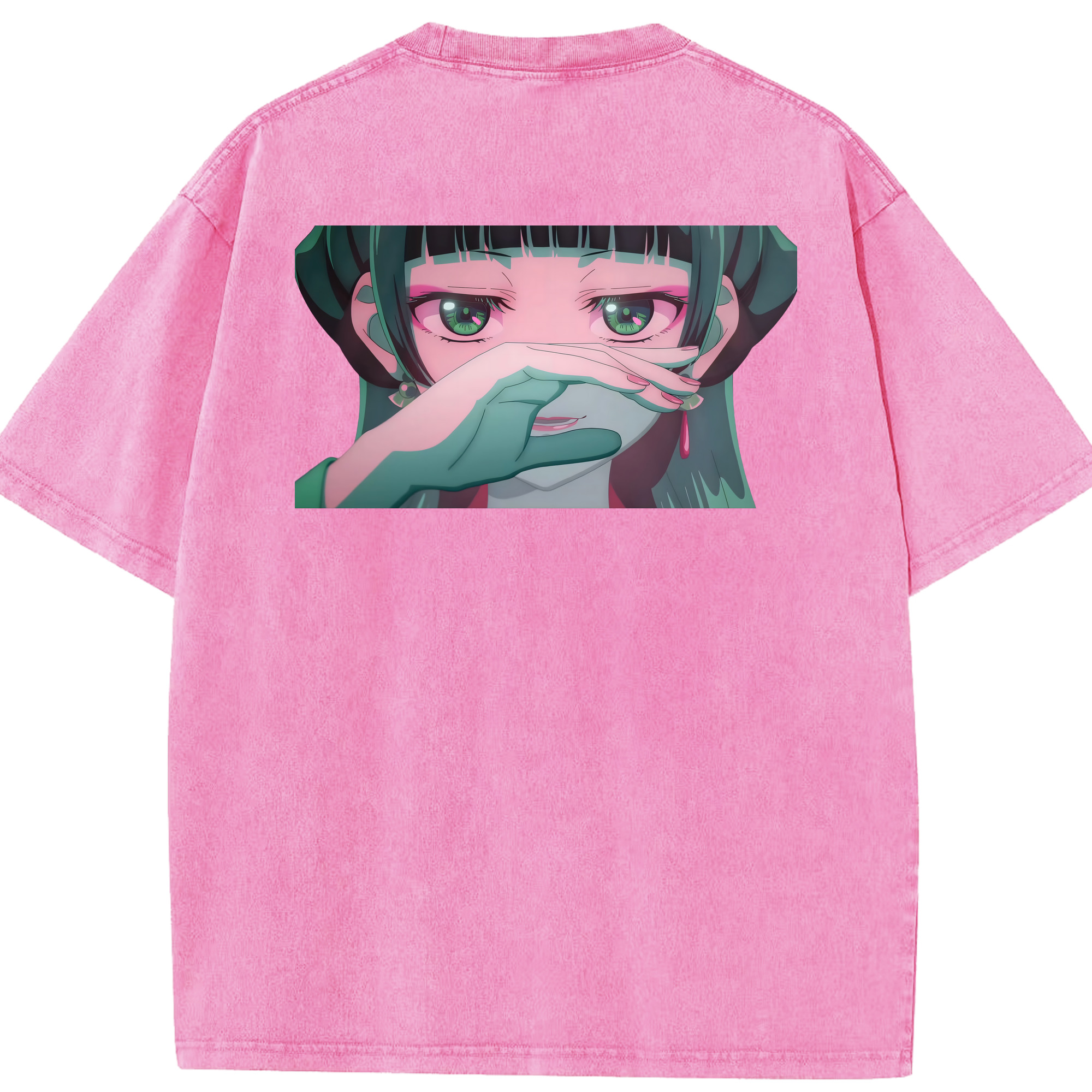 （画像用） 薬屋のひとりごと The Apothecary Diaries 綿100% ヴィンテージ風 半袖Tシャツ（背面プリント）
